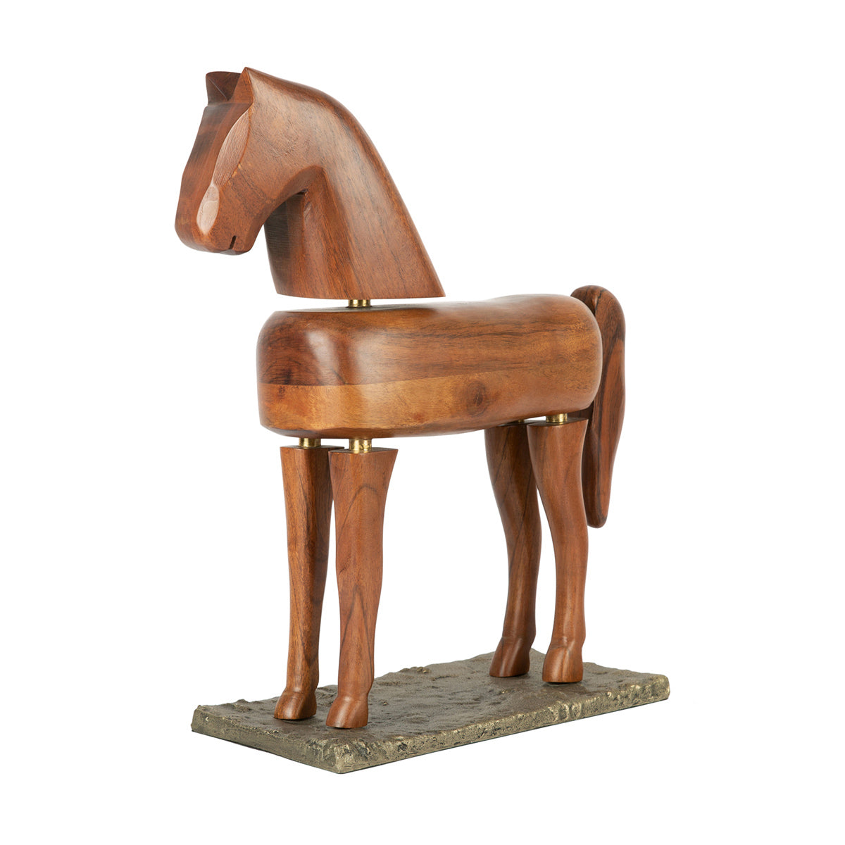 Bronco Wooden Sculpture